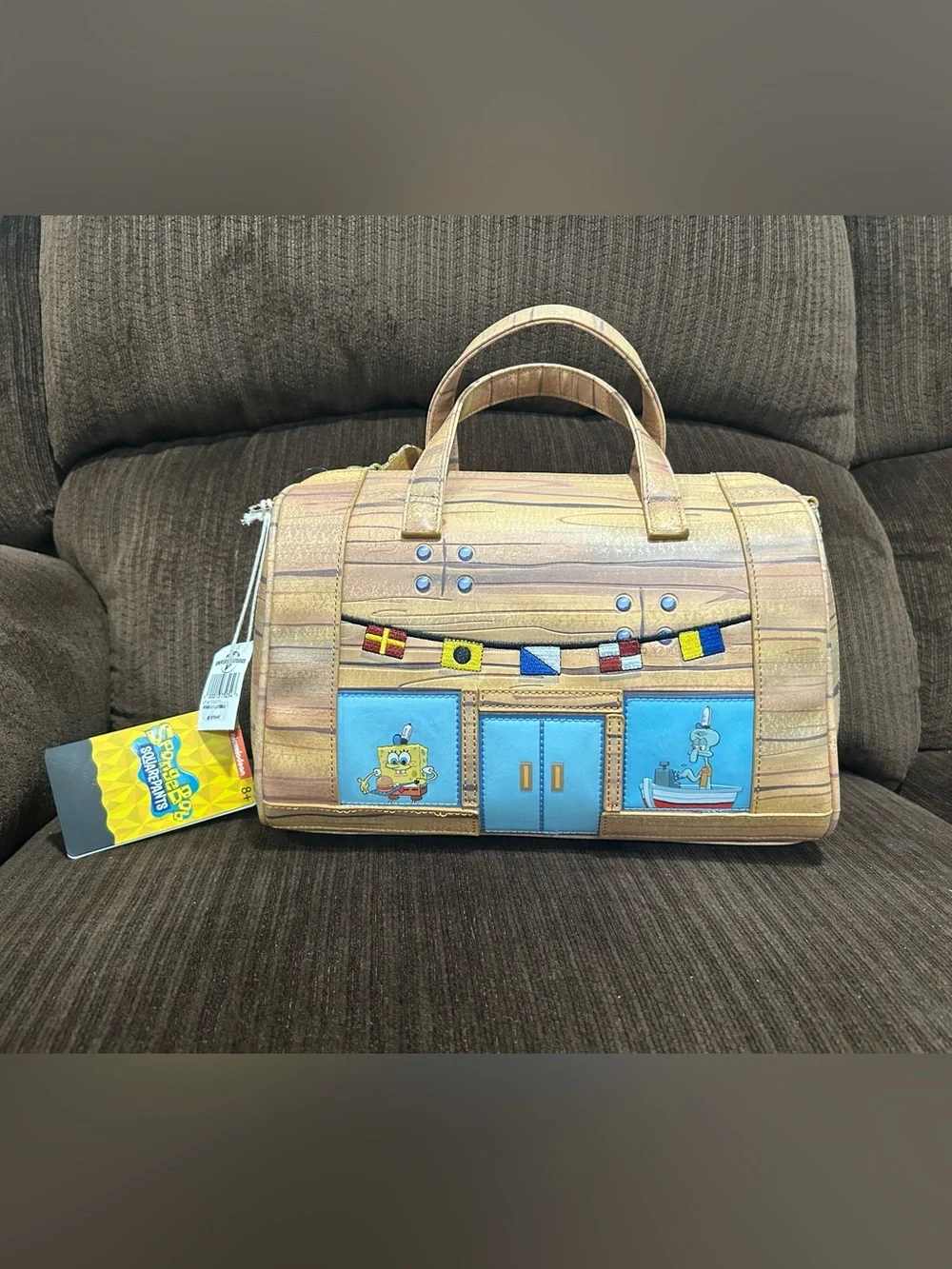 Loungefly X Nickelodeon SpongeBob SquarePants Krusty Krab Crossbody/Handle Bag🧽 - Picture 1 of 16